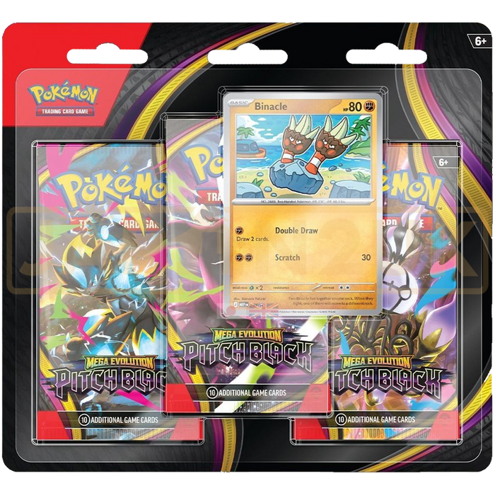 Pokemon Pitch Black English 3-Pack Blister