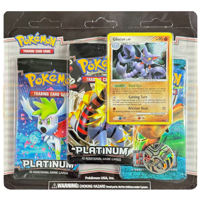 Pokemon Platinum Base English 3-Pack Blister