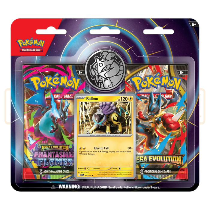Pokemon Raikou Wide Format English Two Pack Blister
