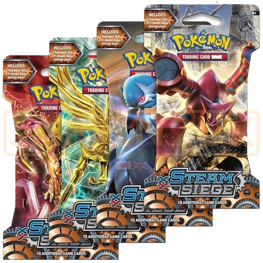 Pokemon Steam Siege English Sleeved Booster Pack