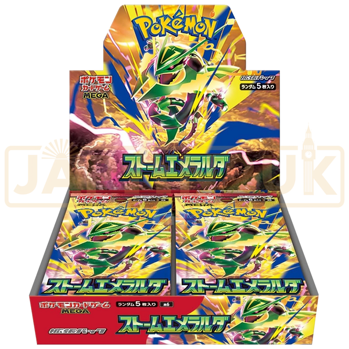 Pokemon Storm Emeralda m6 Japanese Booster Box