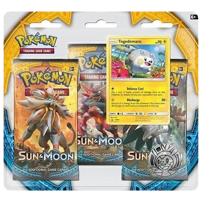 Pokemon Sun & Moon Base Set English 3-Pack Blister