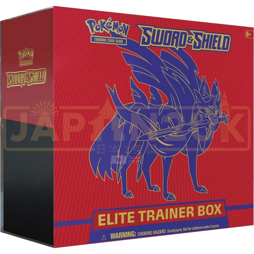 Pokemon Sword & Shield English Elite Trainer Box - Zacian