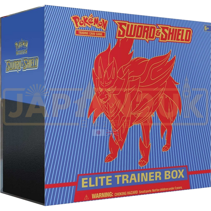 Pokemon Sword & Shield English Elite Trainer Box - Zamazenta