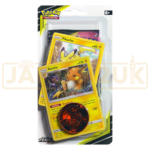 Pokemon Team Up English Premium Checklane Blister - Raichu