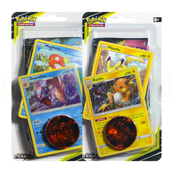 Pokemon Team Up English Single Pack Evolution Line Blister