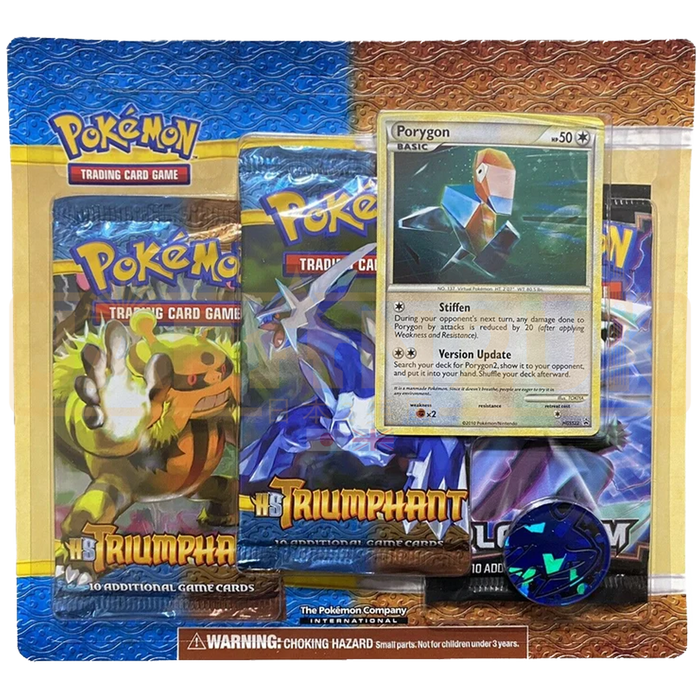 Pokemon Triumphant English 3-Pack Blister