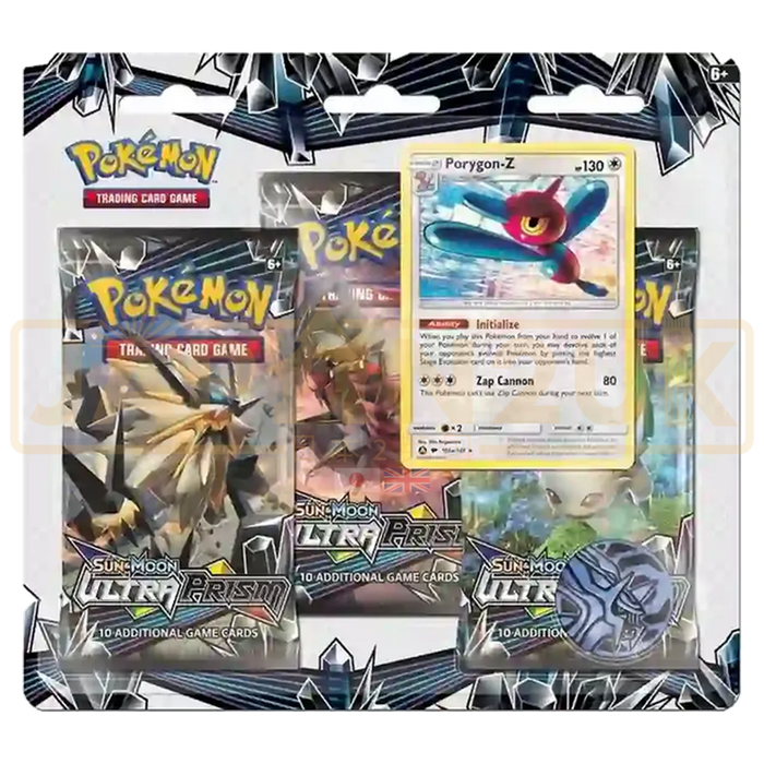 Pokemon Ultra Prism English 3-Pack Blister - Porygon-Z