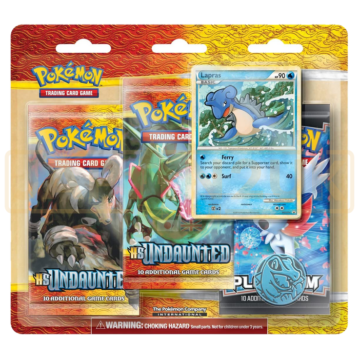 Pokemon Undaunted English 3-Pack Blister