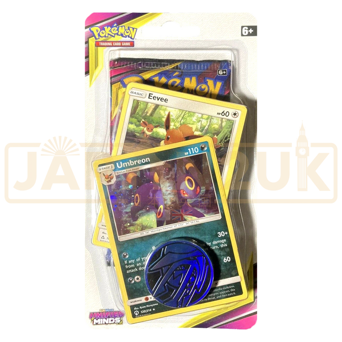 Pokemon Unified Minds English Premium Checklane Blister - Umbreon