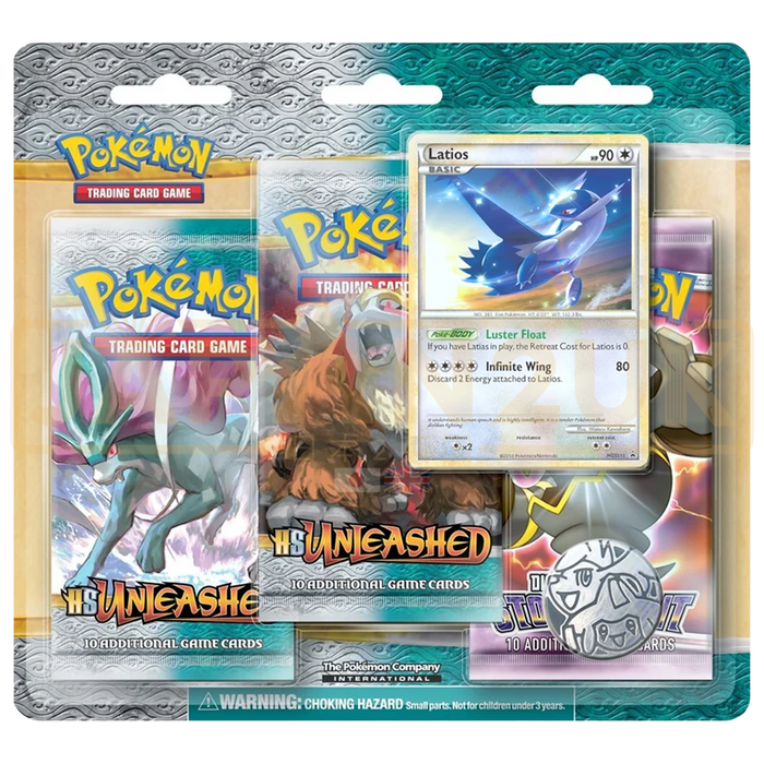 Pokemon Unleashed English 3-Pack Blister