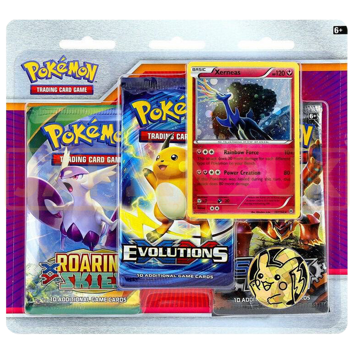Pokemon XY English 3-Pack Blister - Xerneas