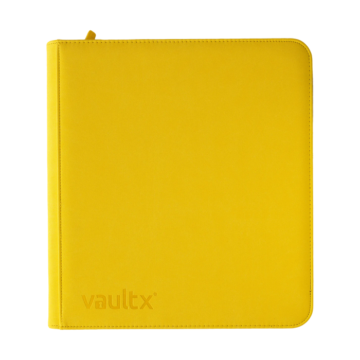 Vault X - 12-Pocket Exo-Tec® - Zip Binder - Sunrise Yellow