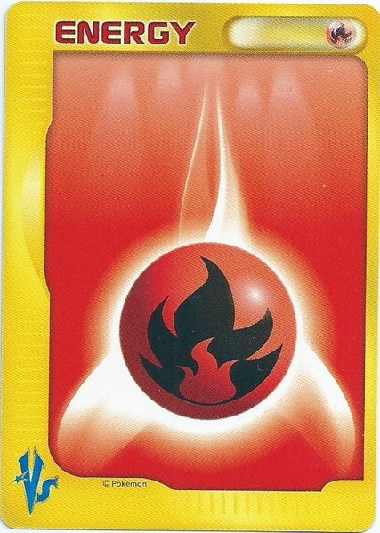 Pokemon Fire Energy (Non Holo) Pokemon VS