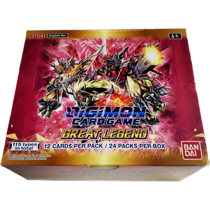 Digimon Great Legend BT04 English Booster Box