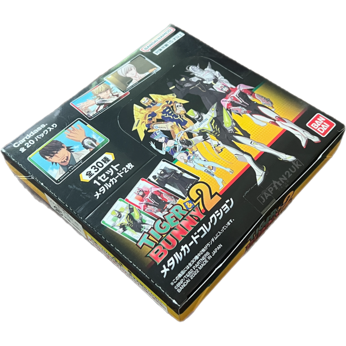 Tiger & Bunny 2 Metal Card Collection Japanese Booster Box
