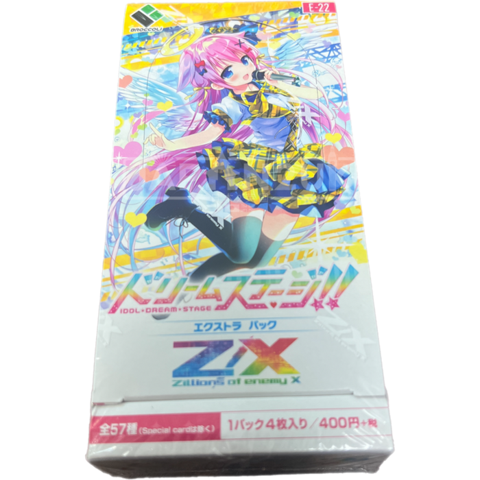 Z/X Zillions of enemy X - EX Pack Vol. 22 Idol Dream Stage E-22 Japanese Booster Box