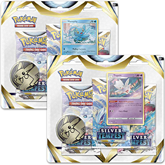 Pokemon Silver Tempest 3-Pack Blister