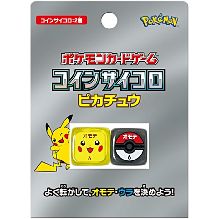 Pokemon Card Game Coin Dice Pikachu Set