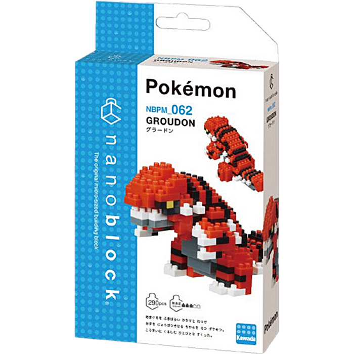 Nanoblock Pokemon - Groudon NBPM_062