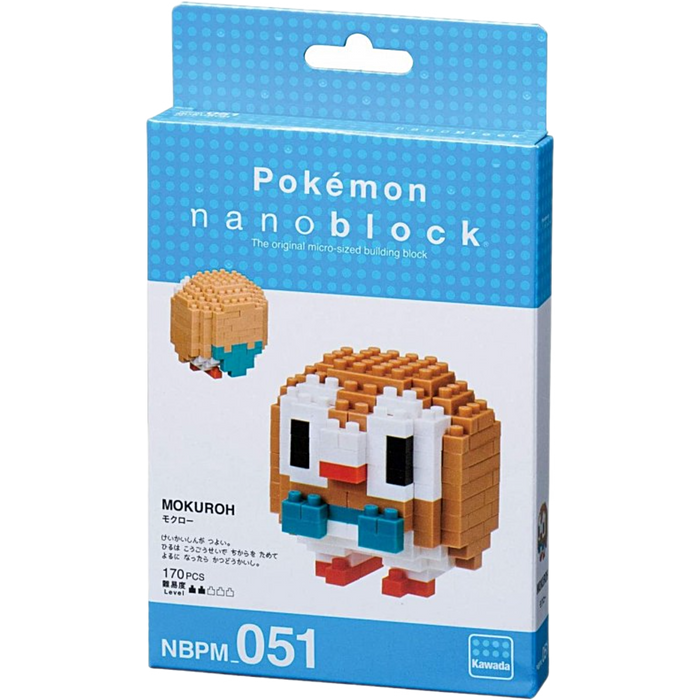 Nanoblock Pokemon - Rowlet NBPM_051