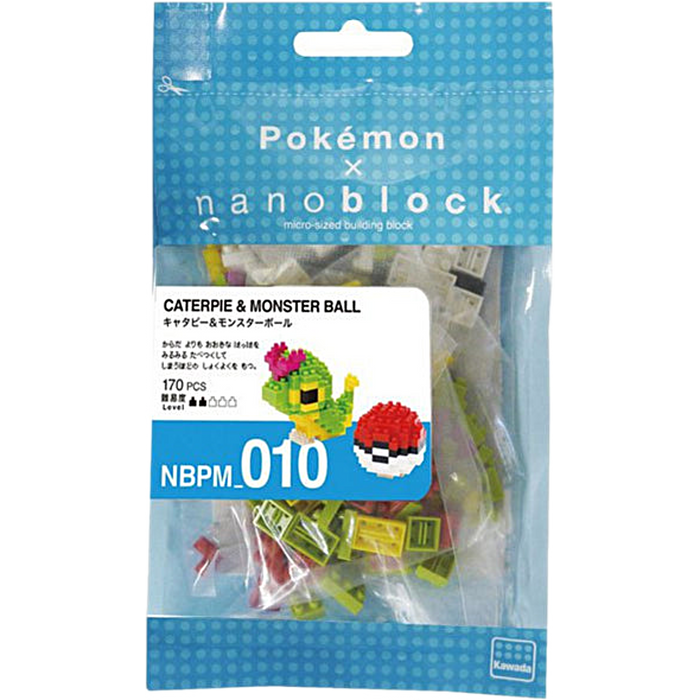 Nanoblock Pokemon - Caterpie & Pokeball NBPM_010