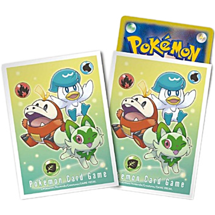 Pokemon Center Japan - Sprigatito & Fuecoco & Quaxly Card Sleeves Pack