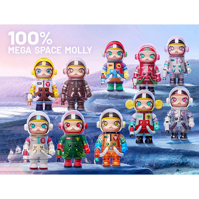 POP MART MEGA Collection - 100% SPACE MOLLY Series 1 Blind Box