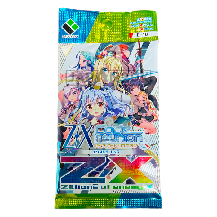 Z/X Zillions of enemy X - EX Pack Vol. 18 Code reunion E-18 Japanese Booster Pack