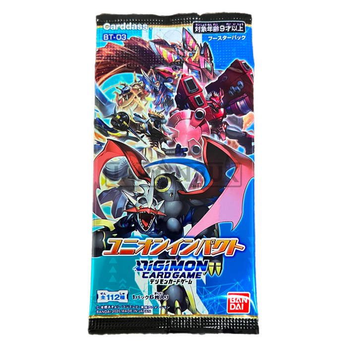 Digimon Union Impact BT-03 Japanese Booster Pack